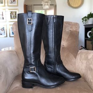 Cole Haan Leather Riding Boots